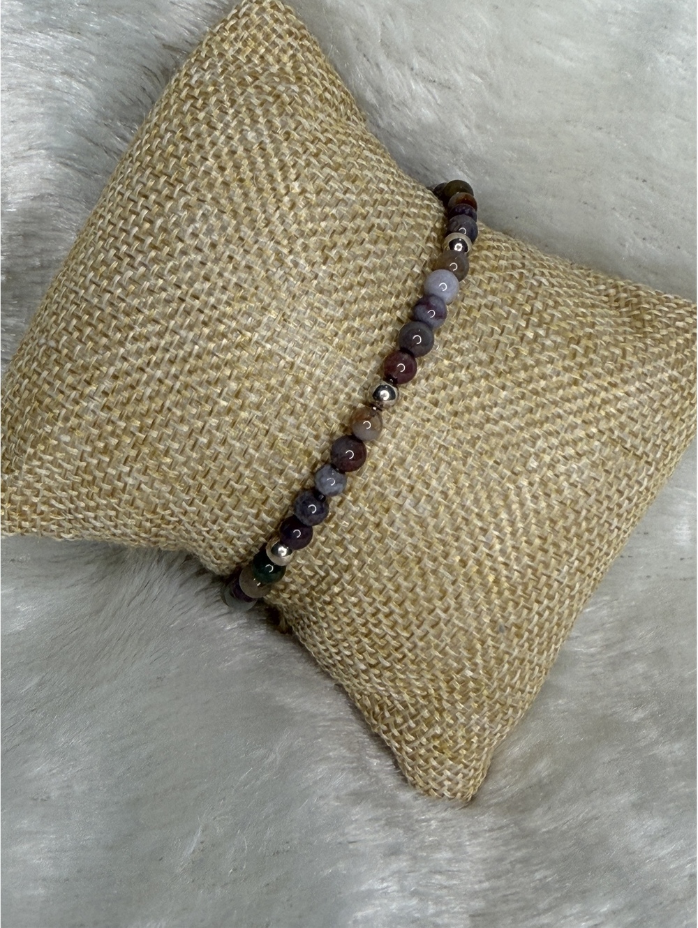 RARE COLLECTOR’S FIND: Silpada B0952 "Didae" African Agate Heart Bracelet